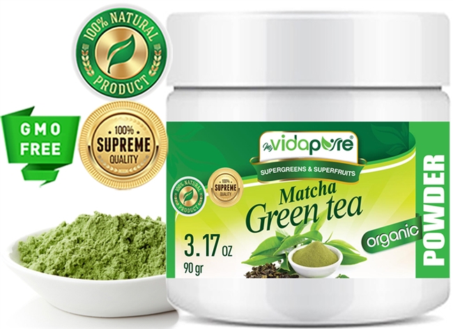 Matcha Green Tea Powder Organic myVidaPure