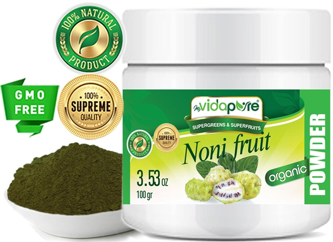 Noni Fruit Powder Organic myvidapure