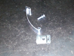 Delco distributor clip & tall bracket to locate dust cover