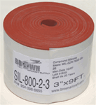 SIL-800-1-3 Red Silicone Sheet 1/16" x 3" x 9Ft - Firewall Forward | Brown Aircraft Supply