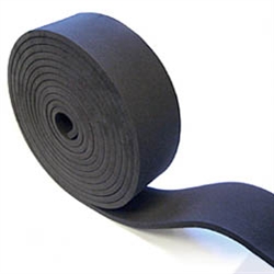 T-7251-1/4-R Neoprene Rubber Roll 1/4" x 2" x 20FT - Firewall Forward | Brown Aircraft Supply