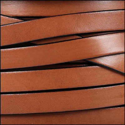 kelliesbeadboutique.com | 10mm Flat Tan Leather