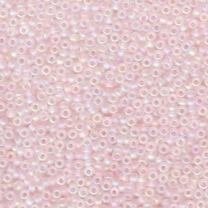 kelliesbeadboutique.com | 11/0 Pale Pink Matte Transparent AB