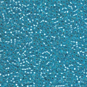 11/0 Matte S/L Aqua Miyuki Seed Beads