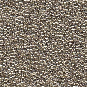 kelliesbeadboutique.com | 11/0 Miyuki Duracoat  Silver Galvanized Seed Beads