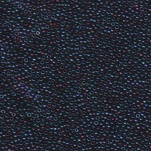 15/0 Miyuki Seed Beads Metallic Blue Iris