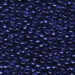 kelliesbeadboutique.com | 6/0 Miyuki Transparent Capri Blue Seed Beads