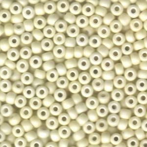 kelliesbeadboutique.com | 6/0 Miyuki Matte Opaque Cream Seed Beads