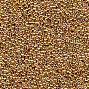 kelliesbeadboutique.com | 6/0 Duracoat Galvanized Gold Miyuki Seed Beads