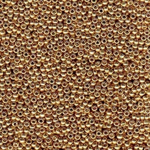 kelliesbeadboutique.com | 6/0 Duracoat Galvanized Champagne Seed Beads