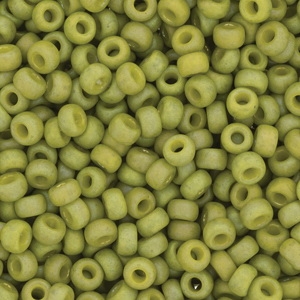 kelliesbeadboutique.com | 6/0 Miyuki Frost Opaque Glaze Rainbow Olive Seed Beads