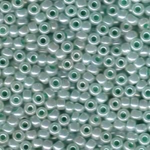 kelliesbeadboutique.com | 6/0 Miyuki Aqua Green Ceylon Seed Beads