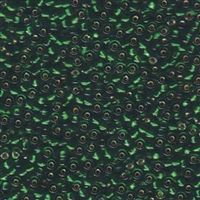 kelliesbeadboutique.com | 8/0 Miyuki Green Silver Lined Seed Beads