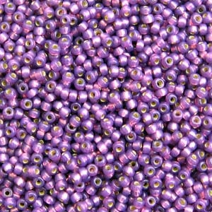 8/0 Light Amethyst Silver Lined Duracoat Miyuki Seed Beads