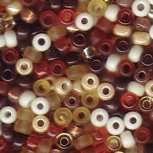 8/0 Mix Wheat Berry Miyuki Seed Beads