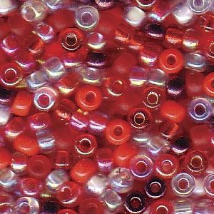 8/0 Mix Strawberry Fields Miyuki Seed Beads