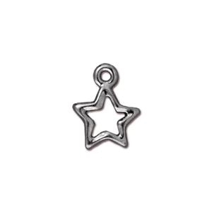 TierraCast Open Star Charm