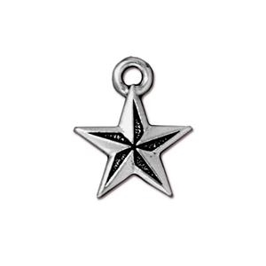 TierraCast Nautical Star Charm