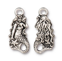 kelliesbeadboutique.com | TierraCast Mermaid Charm