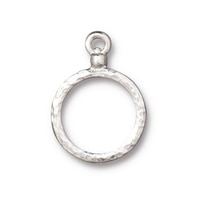 kelliesbeadboutique.com | TierraCast Stitch Around 15mm Hoop Charm