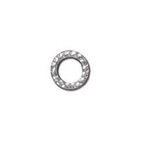 TierraCast Small Hammertone Ring 8 mm