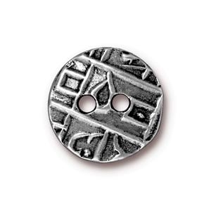 kelliesbeadboutique.com | TierraCast Round Coin Button