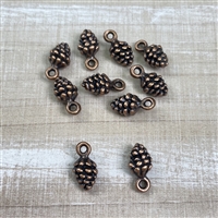 kelliesbeadboutique.com | Pine Cone Charms