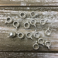 kelliesbeadboutique.com |  Medium Round Silver Bail