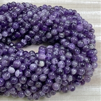 kelliesbeadboutique.com | 8mm Chevron Amethyst Strands