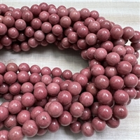 kelliesbeadboutique.com | 8mm Rhodonite Strands