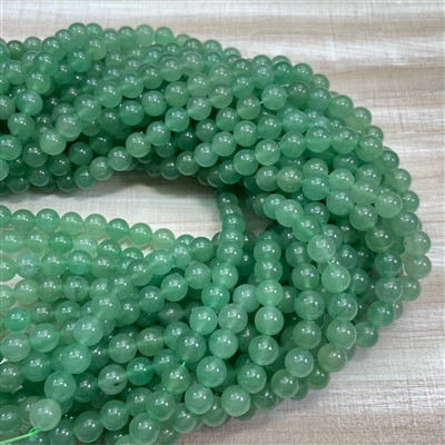 kelliesbeadboutique.com | 8mm Green Aventurine Strands