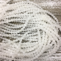 6mm Natural White Jade Strands