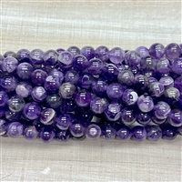 kelliesbeadboutique.com | 6mm Chevron Amethyst Strands