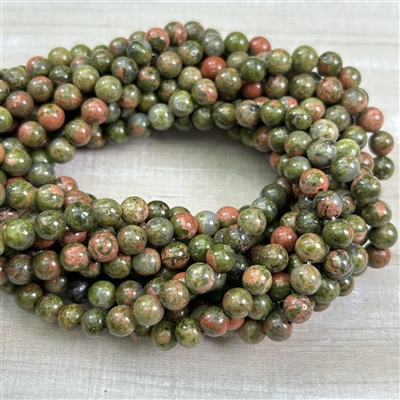 6mm Unakite Strands