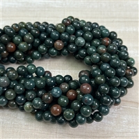 kelliesbeadboutique.com | 6mm Bloodstone Strands