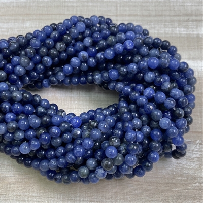 kelliesbeadboutique.com | 4mm Sodalite Strands