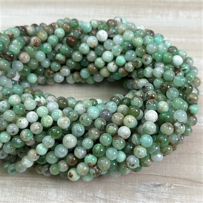 6mm Chrysoprase Strands