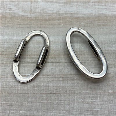 kelliesbeadboutique.com | Oval Ring Slider for 10mm Leather
