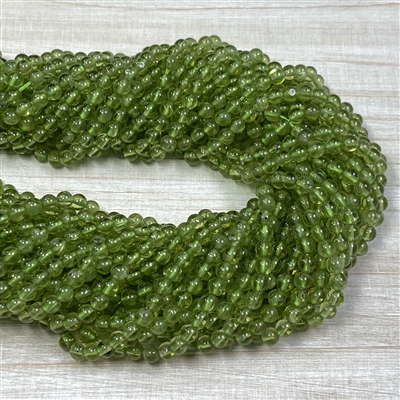 kelliesbeadboutique.com | 4mm Peridot Strands