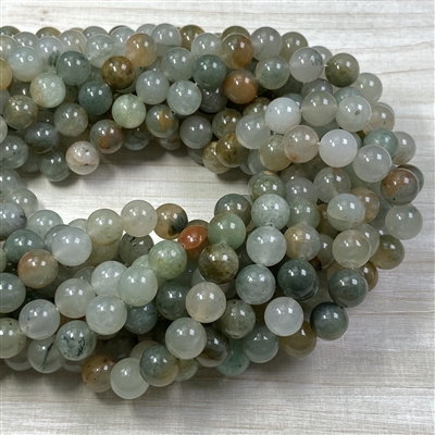 kelliesbeadboutique.com | 10mm Green Quartz Strands