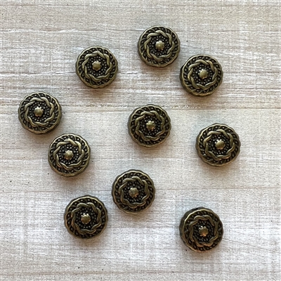 kelliesbeadboutique.com | 10mm AB Flat Rosette Beads