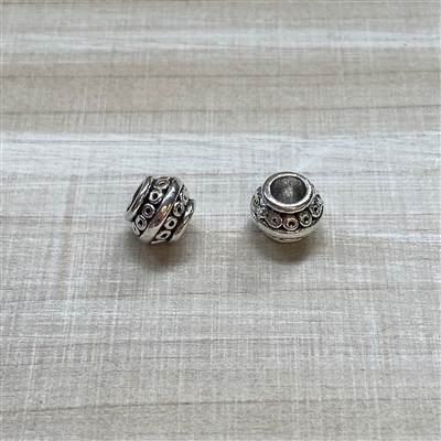 kelliesbeadboutique.com | 8mm Decorative Large Hole Bead