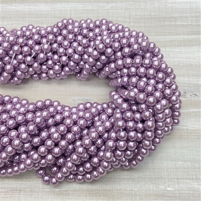 kelliesbeadboutique.com | 6mm Glass Pearl Strands