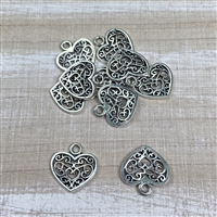 kelliesbeadboutique.com | Scrollwork Hearts