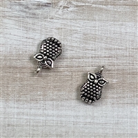 kelliesbeadboutique.com | Antique Silver Owl Charms