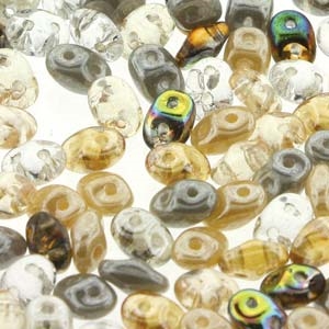 Moonstone Super Duo Beads