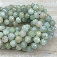 kelliesbeadboutique.com | 12mm Aquamarine Strands