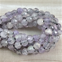 kelliesbeadboutique.com | 8mm Faceted Amethyst Large Hole Beads