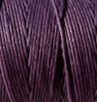 3 Ply Irish Waxed Linen - Plum