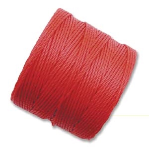 kelliesbeadboutique.com | S-Lon Cording - Bright Coral